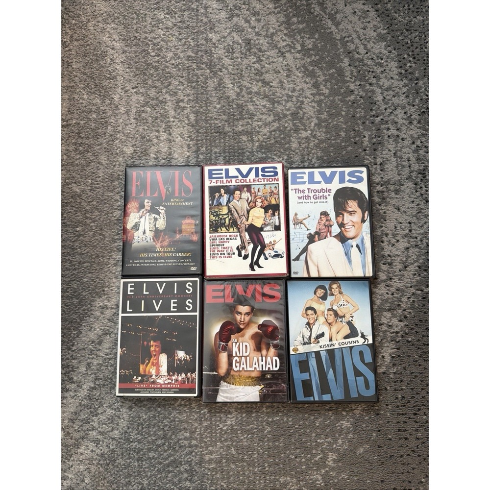 Elvis Presley DVD Collection Lot Movies Concerts Films Viva Las Vegas